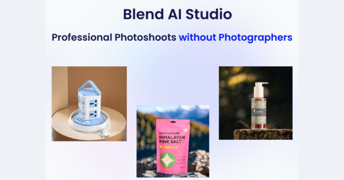 Blend Launches Blend Studio: AI tool for ecommerce photography
